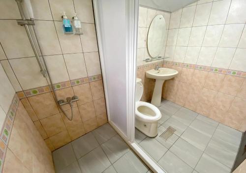 Koupelna v ubytování 玉蟾園民宿 寵物友善 YuChanYuan B&B
