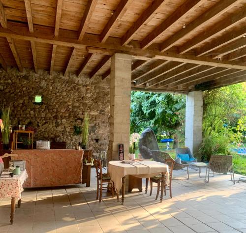Posezení v ubytování Vercors en Vert , chambres d'hôtes de charme