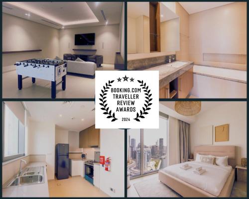 Fotografie z fotogalerie ubytování Luxurious 2BR Apt at Blue Waters, Near Marina Mall v Dubaji
