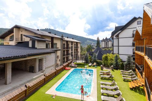 Πισίνα στο ή κοντά στο Hotel Pid Strihoju