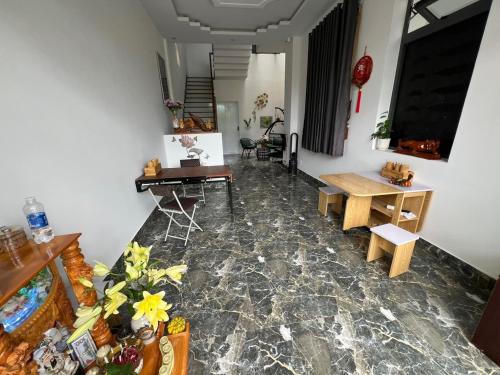 Et opholdsområde på Oasis Homestay