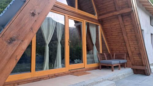 Μπαλκόνι ή βεράντα στο H2O GuestHouse A-Frame Malaia