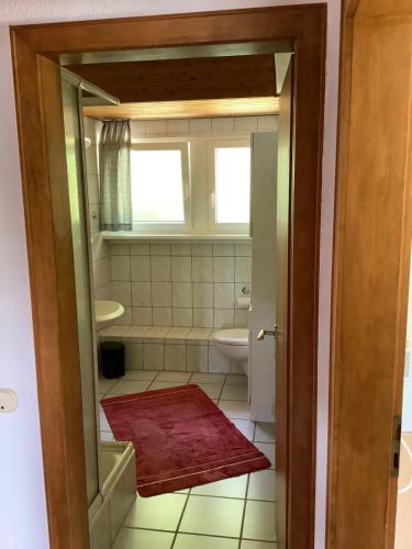 Koupelna v ubytování Ferienwohnung Stephinsky