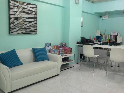 Χώρος καθιστικού στο Best Rent a Room