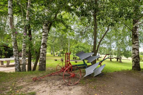Kawasan permainan kanak-kanak di Ferienhof Falkenau
