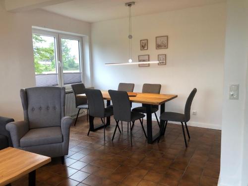 Posezení v ubytování Ferienhaus-Sonnenwinkel