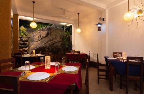 Restaurace v ubytování Tranquil Escape Hikkaduwa