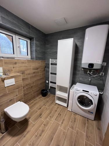 Koupelna v ubytování Apartmány Pohoda a Klid