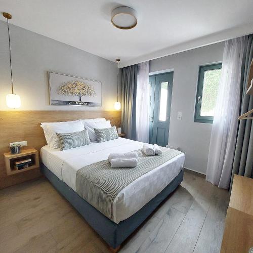 Postel nebo postele na pokoji v ubytování Casa di Robola
