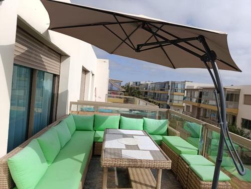 Zona de estar de Blue Beach only for family