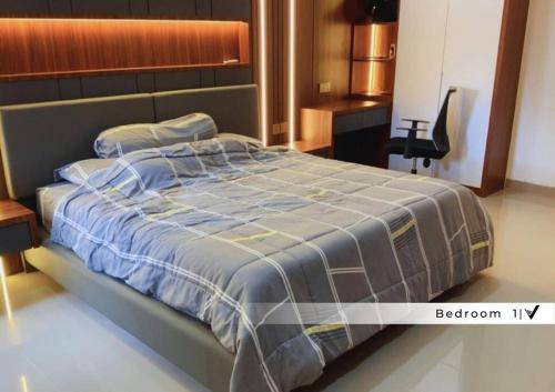Postel nebo postele na pokoji v ubytování Palm Spring Batam 3 Bedroom