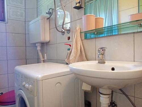 Koupelna v ubytování Apartman Marković