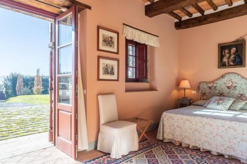 Ένα ή περισσότερα κρεβάτια σε δωμάτιο στο Villa Venere 12