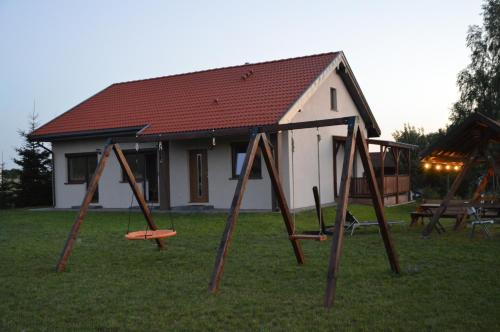 Domek Brzózka noclegi -Olsztynek, Łutynowoにあるキッズエリア