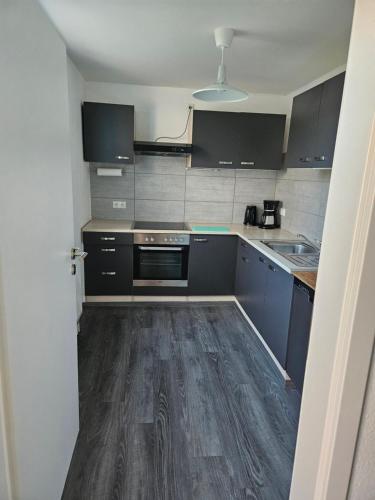 Dapur atau dapur kecil di Ferienwohnung K3