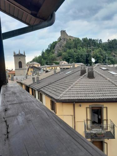 a view from the roof of a building at Hotel Regina Yeti Bistrot in Sestola