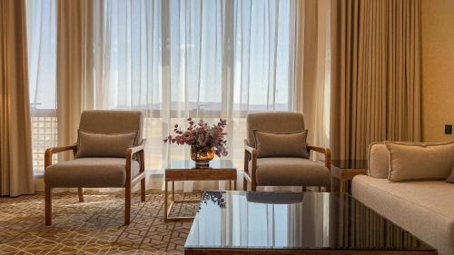 Posezení v ubytování فندق ايليت الهجرة Elite AL Hijra Hotel