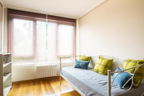 Χώρος καθιστικού στο Apartamento en Entrambasaguas
