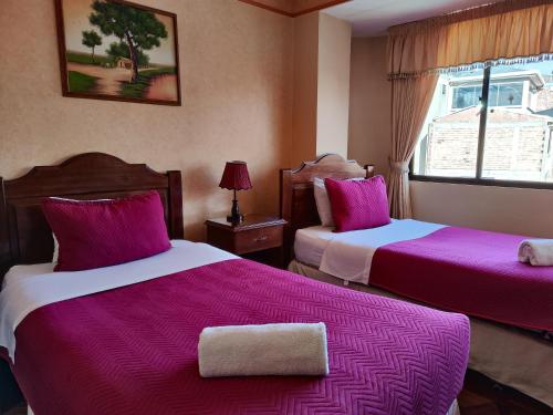 Voodi või voodid majutusasutuse Hotel Diamante Azul toas