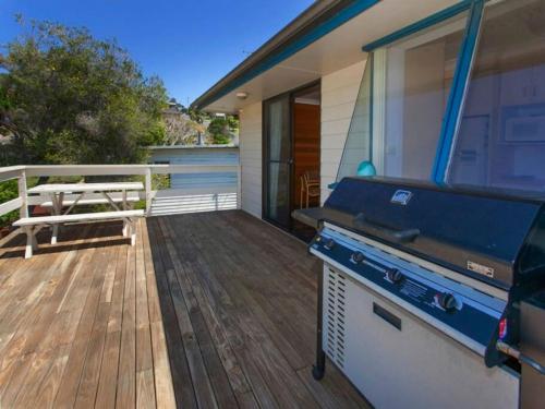 Barbacoa disponible para clientes en la casa o chalet
