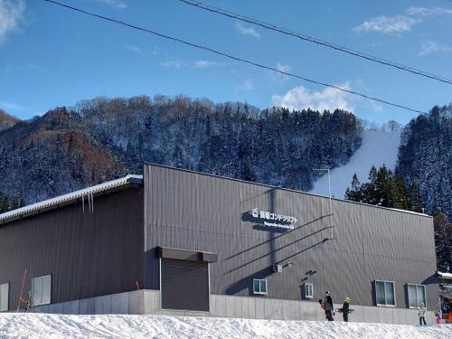 冬の山のホテル大瀧の様子