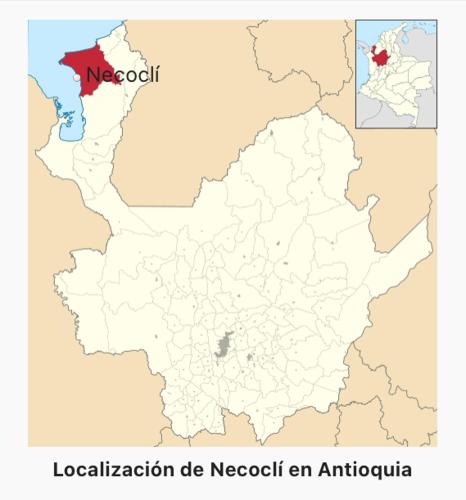a map of neologicism and the location of neocalization de neocal at Casa hotel Al Barsha in Necoclí