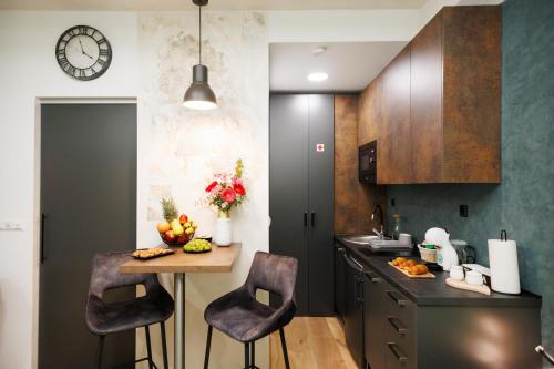 Cuisine ou kitchenette dans l'établissement Studio apartman Navis