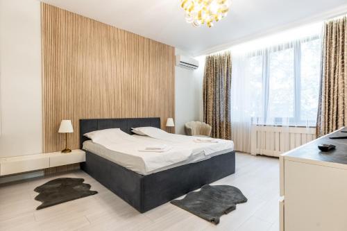 Postel nebo postele na pokoji v ubytování Vitoshka Luxury 2-BR Retreat