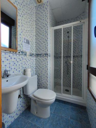 Koupelna v ubytování Hostal Abastos