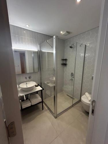 Ванная комната в Olea Nova Hotel