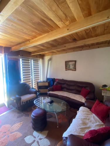 Χώρος καθιστικού στο Lake House
