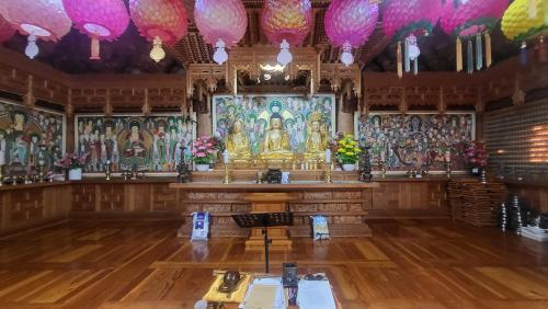 Restaurace v ubytování Pet Friendly Hanok Temple Stay