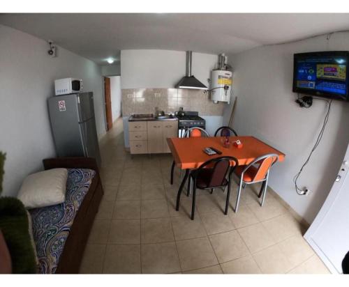 Η κουζίνα ή μικρή κουζίνα στο Amanecer Las Grutas