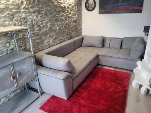 Zona de estar de Appartement Nax