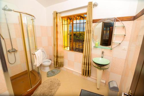 Bathroom sa Orchid Villas Mauritius