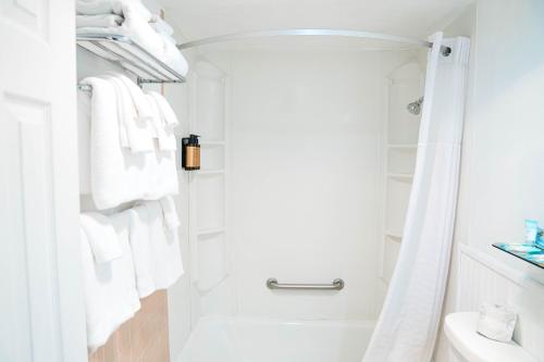 Ένα μπάνιο στο Salida Inn & Monarch Suites