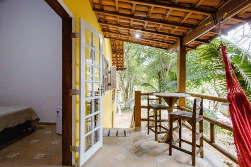 En balkon eller terrasse på Suites da Ana