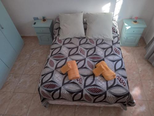 Ένα ή περισσότερα κρεβάτια σε δωμάτιο στο Casita RUNE