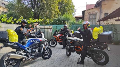 Tetamu yang menginap di Pensiunea Buon Gusto Sibiu-motorcyle friendly,city center