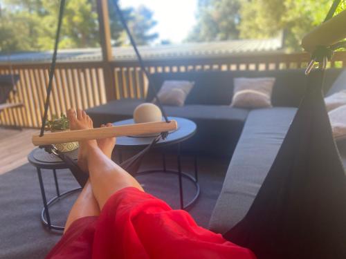 Ruang duduk di Charming Camino House