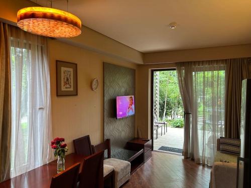 TV a/nebo společenská místnost v ubytování Dreamland Oasis Private garden