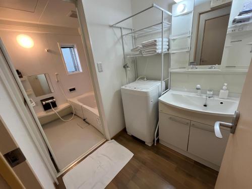 Ένα μπάνιο στο Nasu Townhouse N-6