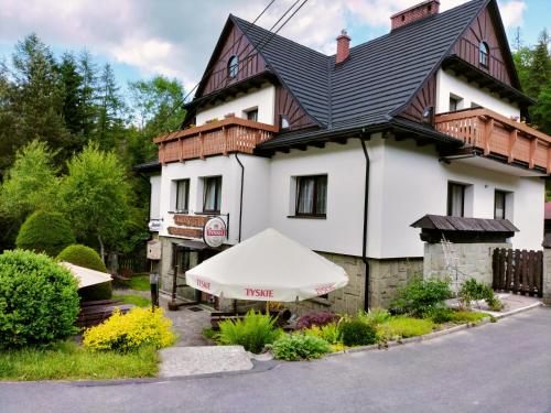 Budova, kde se bed and breakfast nachází