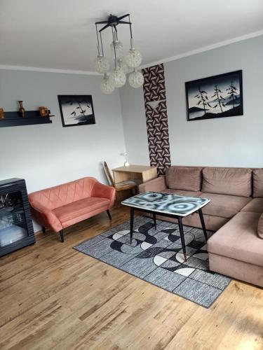 Posezení v ubytování Apartamenty na skarpie