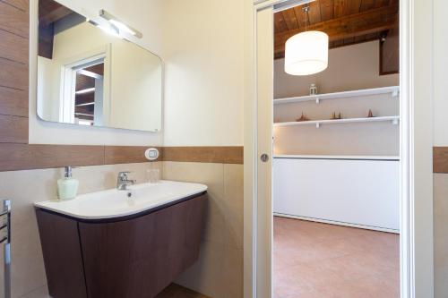 Koupelna v ubytování Attico D'amare