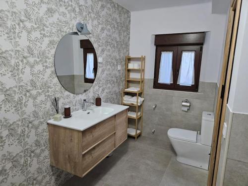 Phòng tắm tại Casa rural Muriel de la Fuente Soria
