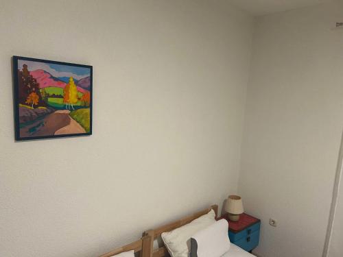 Ένα ή περισσότερα κρεβάτια σε δωμάτιο στο Apartman Sunny