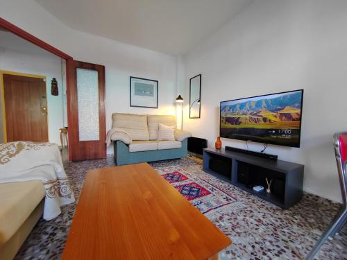 Et tv og/eller underholdning på Apartmento Tricolor Playa