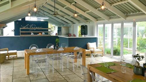 Le Franschhoek Hotel & Spa by Dream Resortsにあるレストランまたは飲食店