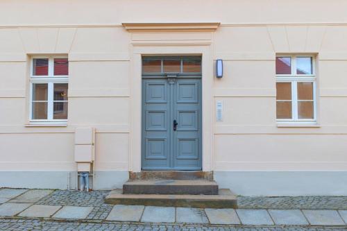 Facciata o entrata di Modernes Appartement "ALTE MÄDCHENSCHULE", inkl Stellplatz, E-Bike Ladestation, Boxspringbett, Business, 2 Personen, gratis Kaffee und Tee, WLAN